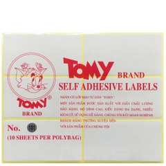 Giấy Decal Tomy Mũi Tên Màu Đỏ