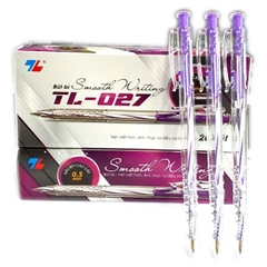 Bút Bi Thiên Long TL 027 Đen - Hộp