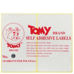 Giấy Decal Tomy Mũi Tên Màu Đỏ