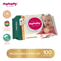 Khăn Ướt Mamamy không mùi (100 tờ)