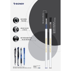 Ruột bút gel bấm Bizner GR-022 - Hộp 20