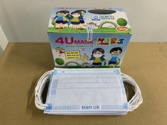 Khẩu Trang Y Tế 4U MASK KIDS VD94 Màu Xanh (185H/THÙNG)