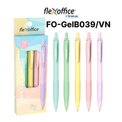 Bút gel bi FO-GELB039/VN Xanh 5MC - Hộp 5 màu