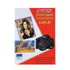 Giấy In Ảnh A4 Gold Định Lượng 160 gsm 2 Mặt 50 Tờ