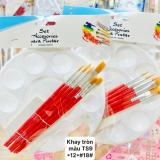 Khay tròn màu TS9 *12* (Vỉ)