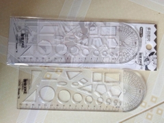 Thước kẻ đa năng (16cm) Guangbo H05396