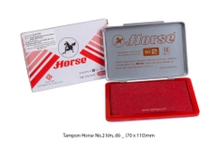 Khay mực Tampon Horse Đỏ Số 3