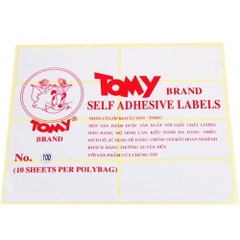 Giấy Decal Tomy Mũi Tên Màu Đỏ