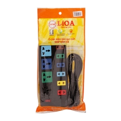 Ổ Cắm Điện 3 Chấu 4 Lỗ + 2 Chấu 6 Lỗ 4D6S52 5M