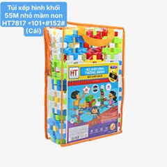 Túi xếp hình khối 55M nhỏ mầm non HT7817 *101*