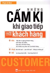 Sách: Những cấm kị khi giao tiếp với khách hàng B130