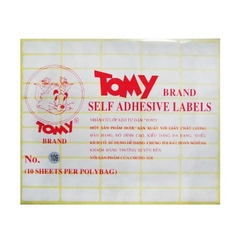 Giấy Decal Tomy Mũi Tên Màu Đỏ