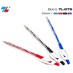 Bút Bi Thiên Long TL 079 Đen - Hộp