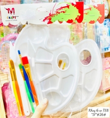 Khay 6 cọ TS8 *17* (Vỉ)
