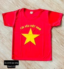Áo Cờ đỏ sao vàng size 28