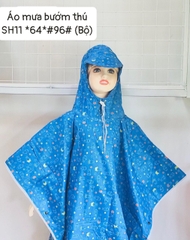 Áo mưa bướm thú size 11