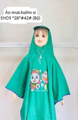 Áo mưa bướm xi size 11