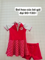 Đồ bơi hoa cúc bé gái 80 *120* (Bộ) - Nhí