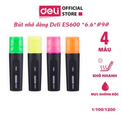 Bút Đánh Dấu Dòng DELI ES600-C Xanh Lá