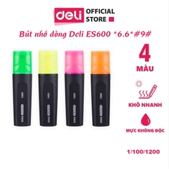 Bút Đánh Dấu Dòng DELI Es600-C Cam