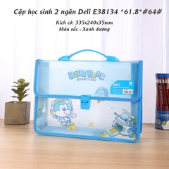 Cặp 2 Ngăn Học Sinh DELI E38134