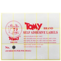 Giấy Decal Tomy Mũi Tên Màu Đỏ