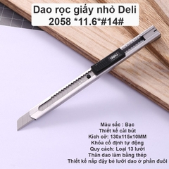Dao rọc giấy nhỏ (15c/cốc) DELI E2058T