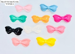 Dây cột tóc + Kẹp đủ mẫu *6* (Vỉ)