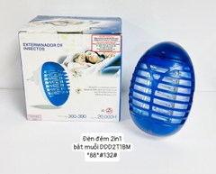 Đèn đêm 2in1 - Bắt muỗi DDD2T1BM *88*