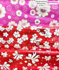 Giấy Gói Quà Bóng Kiếng Hoa Nhỏ (100 tờ/xấp) - Nhỏ