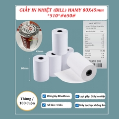 Giấy In Bill Hà My - 80x80