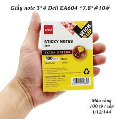 Giấy note 3x4 DELI EA604