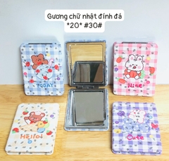 Gương chữ nhật đính đá *20*