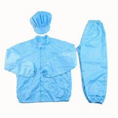 Quần Áo Chống Tĩnh Điện, Bộ Rời, Size XL, Màu Xanh