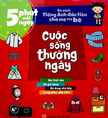 Sách 5 phút mỗi ngày - Bộ sách tiếng anh đầu tiên cha mẹ dạy bé - Tự nhận thức B25
