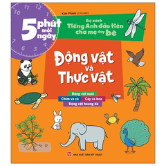 Sách 5 phút mỗi ngày - Bộ sách tiếng anh đầu tiên cha mẹ dạy bé - Tự nhận thức B25