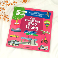 Sách 5 phút mỗi ngày - Bộ sách tiếng anh đầu tiên cha mẹ dạy bé - Tự nhận thức B25