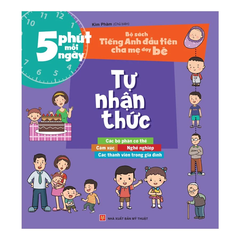 Sách 5 phút mỗi ngày - Bộ sách tiếng anh đầu tiên cha mẹ dạy bé - Tự nhận thức B25