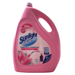 Nước Lau Sàn Sunlight LiLy Màu Hồng 3,6Kg