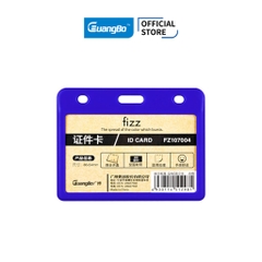 Mặt thẻ ngang Fizz 90x54mm (Xanh Ghi) Guangbo FZ107004-B,W