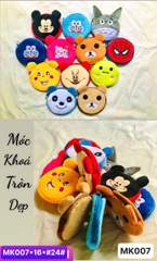 Móc khóa tròn dẹp MK007 *15,8*