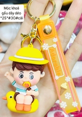 Móc khóa gấu dây dẻo *25*