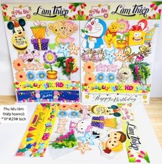 Phụ Liệu Làm Thiệp Hoa + Cỏ Khô *19* (Vỉ )