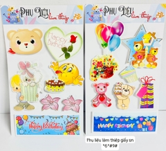 Phụ Liệu Làm Thiệp giấy SN *6* (Vỉ)