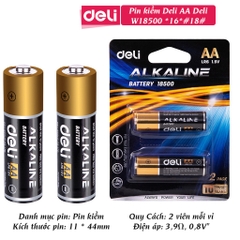 Pin kiềm DELI AAA-2 DELI W18504