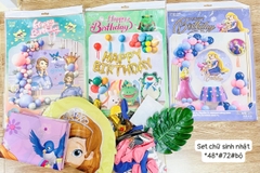 Set chữ sinh nhật (Bộ)