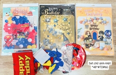 Set chữ sinh nhật (Bộ)
