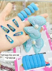 Set kẹp tóc em bé *15* (Bộ)