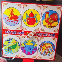 Cờ Bầu cua bàn nhựa trung T/Lê *42* (Bộ)