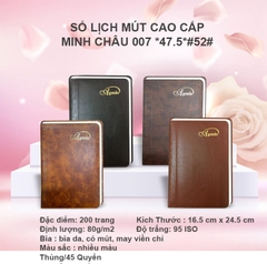 Sổ Lịch Mút Cao Cấp MC007